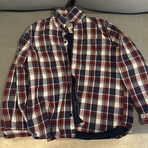 Men’s fleece lined flannel